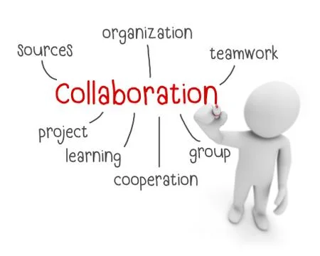 Collaboration Stock-Illustration