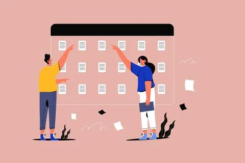 Collaboration Illustration Stock Illustration