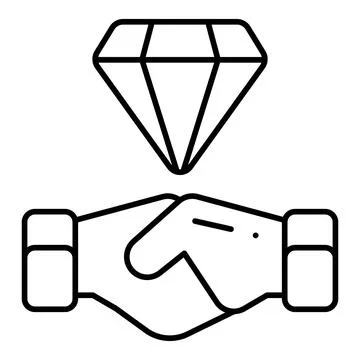 Collaboration Line Icon Stock Illustration