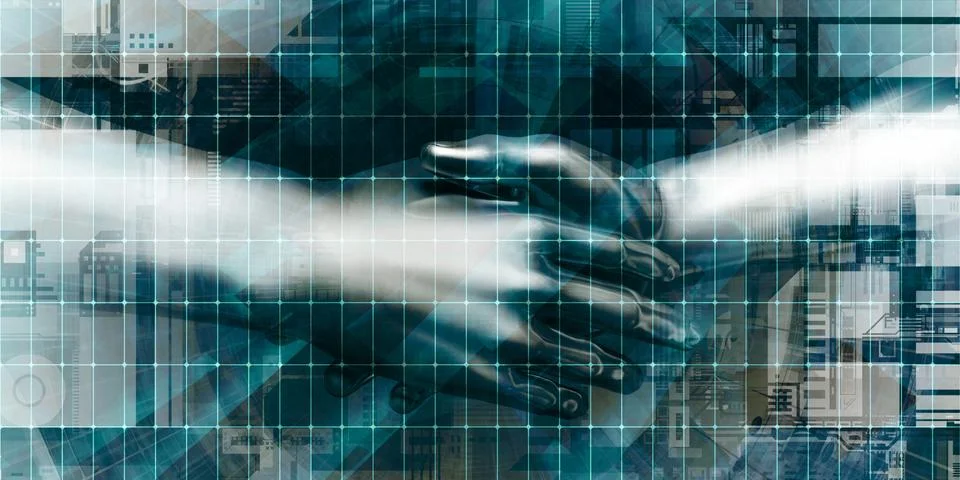 Collaboration Technology Stock Illustration