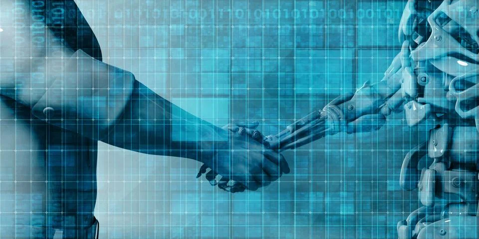 Collaboration Technology Stock Illustration