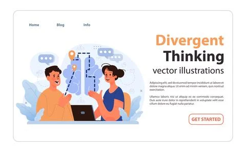 Collaborative brainstorming session on digital pathways. Flat vector Illustrazione stock