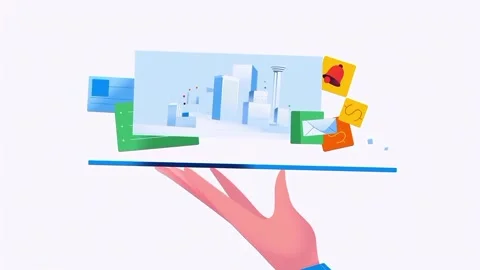 Collaborative Data Analysis Interface – Teamwork in Business Stock Footage 326990003