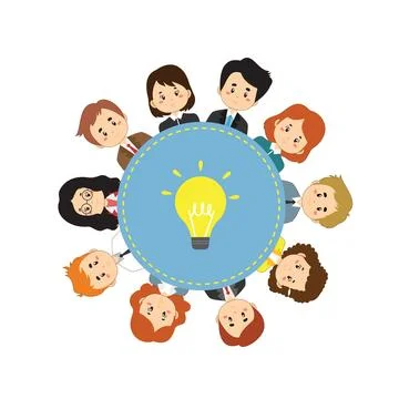 Collaborative People Concept Vector Illustration Stock Illustration