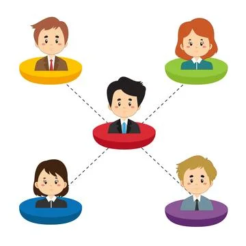Collaborative People Concept Vector Illustration Stock Illustration