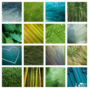 Collage of abstract close up 写真素材