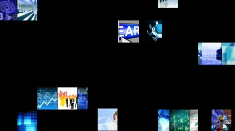 Collage of digital technology Stock Footage 542324