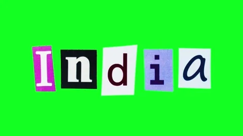 Collage featuring handcrafted India lettering alongside lively festival and Stock Footage 343875093