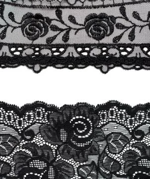 Collage lace with pattern in the manner of flower Stock Photos