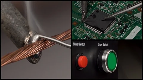 Technology Collage Stock Video Footage | Royalty Free Technology ...