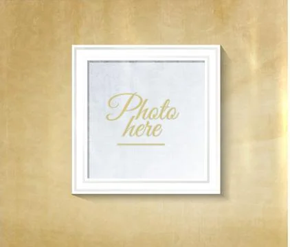 Collage photo frame Stock Illustration