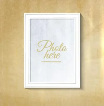 Collage photo frame Stock Illustration