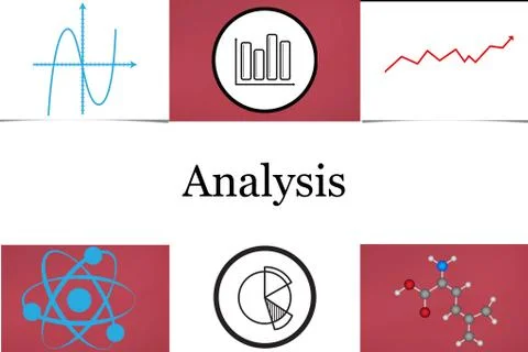 Collage of science Illustrazione stock