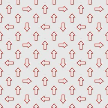 Collage seamless background pattern red Stock Illustration
