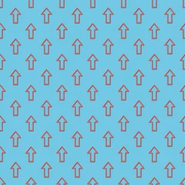Collage seamless background pattern red Stock Illustration