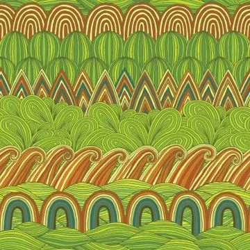 Collage seamless pattern Stock Illustration