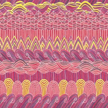 Collage seamless pattern Stock-Illustration