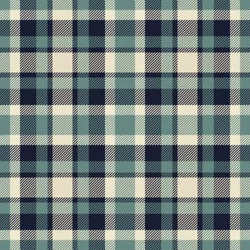 Collage textile check seamless, row fabric tartan plaid. Neat vector patter.. Stock Illustration
