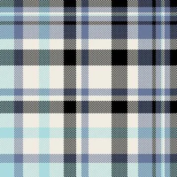 Collage texture check pattern, retro vector fabric seamless. Rest textile p.. Stockillustratie