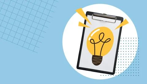 Collage on the theme of idea. An idea for a successful business. A win-win st Stock Photos