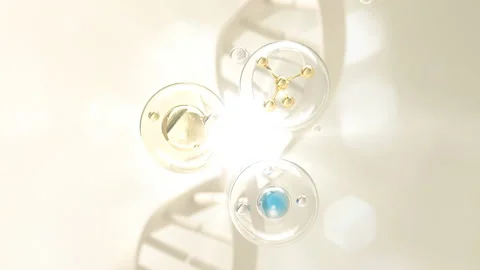 Collagen Serum bubble Stock Footage 194258277
