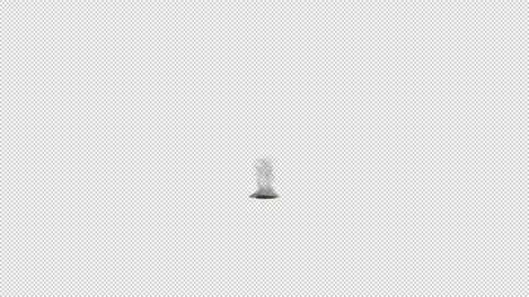 Collapse and dust with debris with alpha channel Stock Footage 269723737