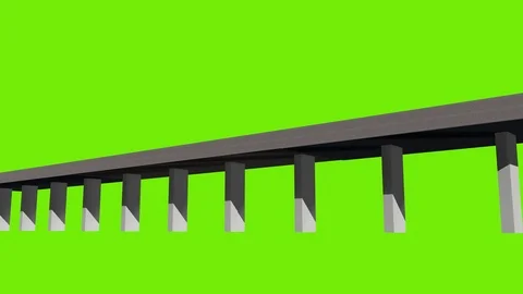 COLLAPSED BRIDGE VIEW B Stock-Footage 102842244