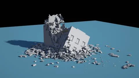 Collapsed Buidling 3D Model