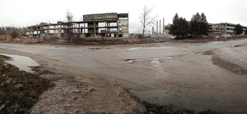 Collapsed building Stock Photos