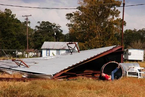 Collapsed structure Stock Photos