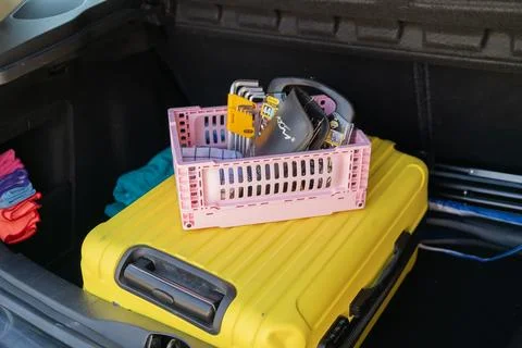 Collapsible storage box, Kitchen, Car, Nature, Home, Garage, Convenient, Compact 스톡 사진