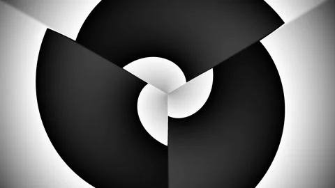 Collapsing concentric geometric shapes | Stock Video | Pond5