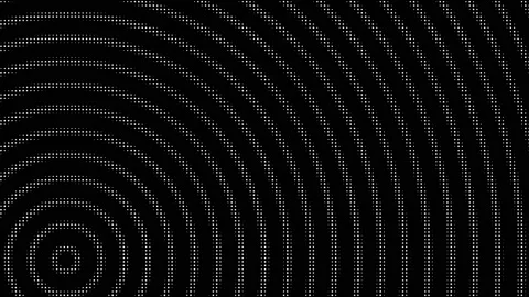 Collapsing Rings of Light Composed of Dots Mask Stock Footage 139737313