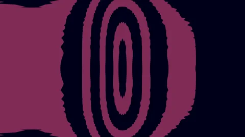 Collapsing Rings of Rough Edges Stock Footage 139740674