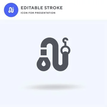 Collar icon vector, filled flat sign, solid pictogram isolated on white, logo Stock Illustration