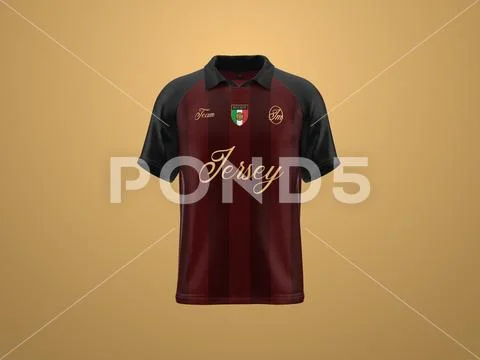 Collar Jersey Mockup PSD Template