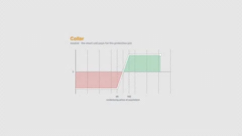 Collar Options Strategy Payoff Diagram Animation Alpha 4K Видео 339321887