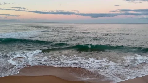 Collaroy Beach at sunset Stock Footage 335936935