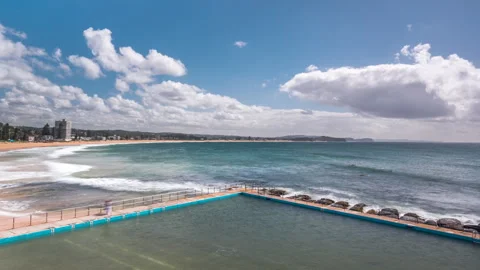 Collaroy Pool Stock Footage 270049466