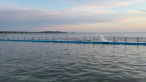 Collaroy pool Stock Footage 290364812