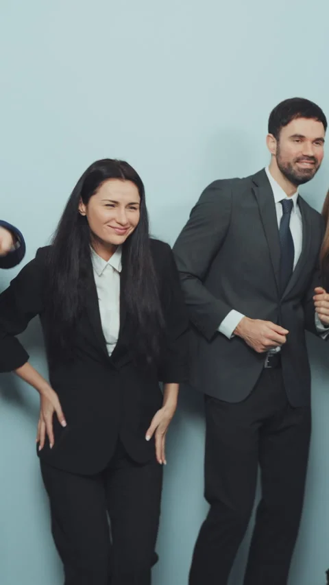 Colleagues dancing during office break Stock Footage 316777508