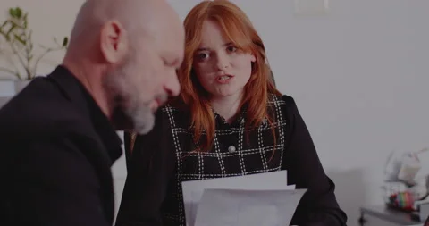 Colleagues discussing in meeting at office Stock Footage 171574635