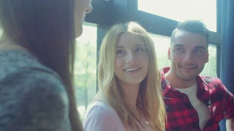 Colleagues in the startup office Stock Footage 62948862