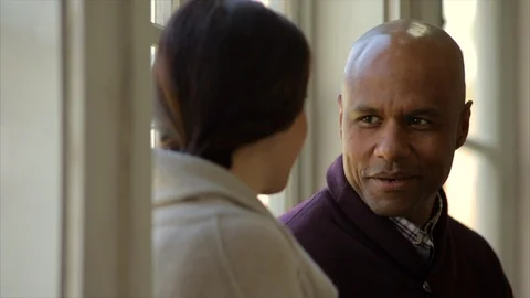 Colleagues talking with each other. 스톡 동영상 88405991