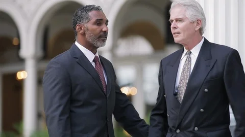 Colleagues talking. Stock Footage 88371315