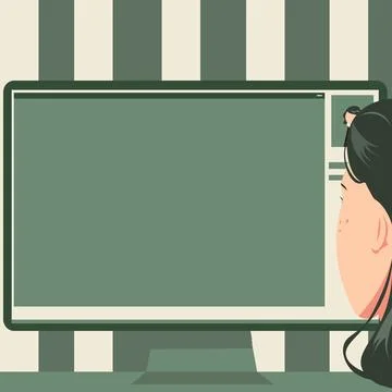 Colleagues Using Technology Having Online Meeting Discussing Future Project イラスト素材