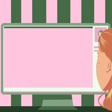 Colleagues Using Technology Having Online Meeting Discussing Future Project Illustrazione stock