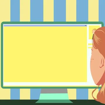 Colleagues Using Technology Having Online Meeting Discussing Future Project Illustrazione stock