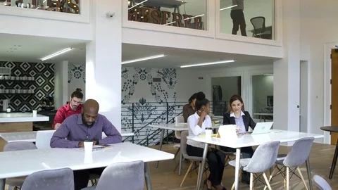 Colleagues working in an office 動画素材 77080884