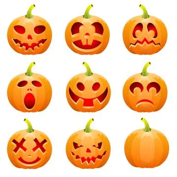 Collect Pumpkin for Halloween Stock Illustration